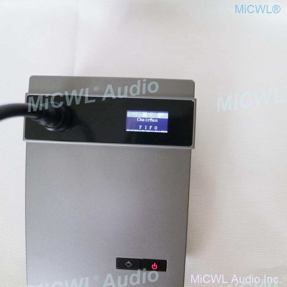 MXWNCS8 Digital Conferencing Meetings Solutions Microphone System Desktop Gooseneck President Delegate Mics MiCWL A10M-A117 - MiCWL Audio Inc