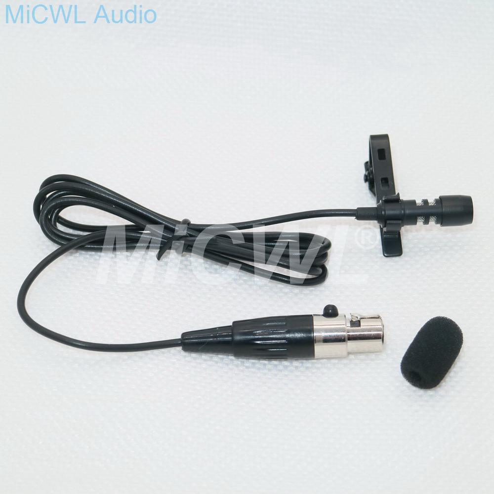Omni-directional Lavalier Lapel Microphone Collar Clip Tie Condenser Conference For Sennheiser Shure AKG Audio Technica - MiCWL Audio Inc