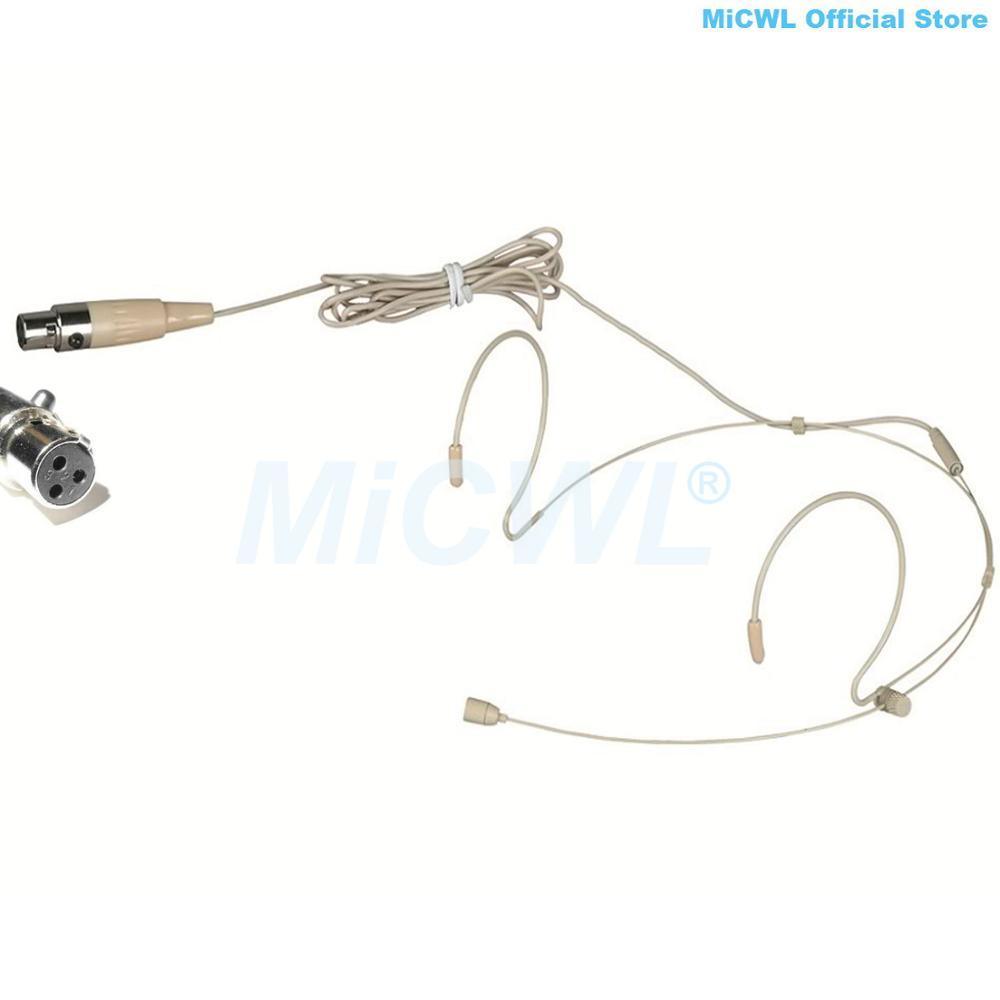 GLX UHF Digital Wireless Microphone Karaoke Stage Home Church School Beige Headset Microphones System MiCWL D100 - MiCWL Audio Inc