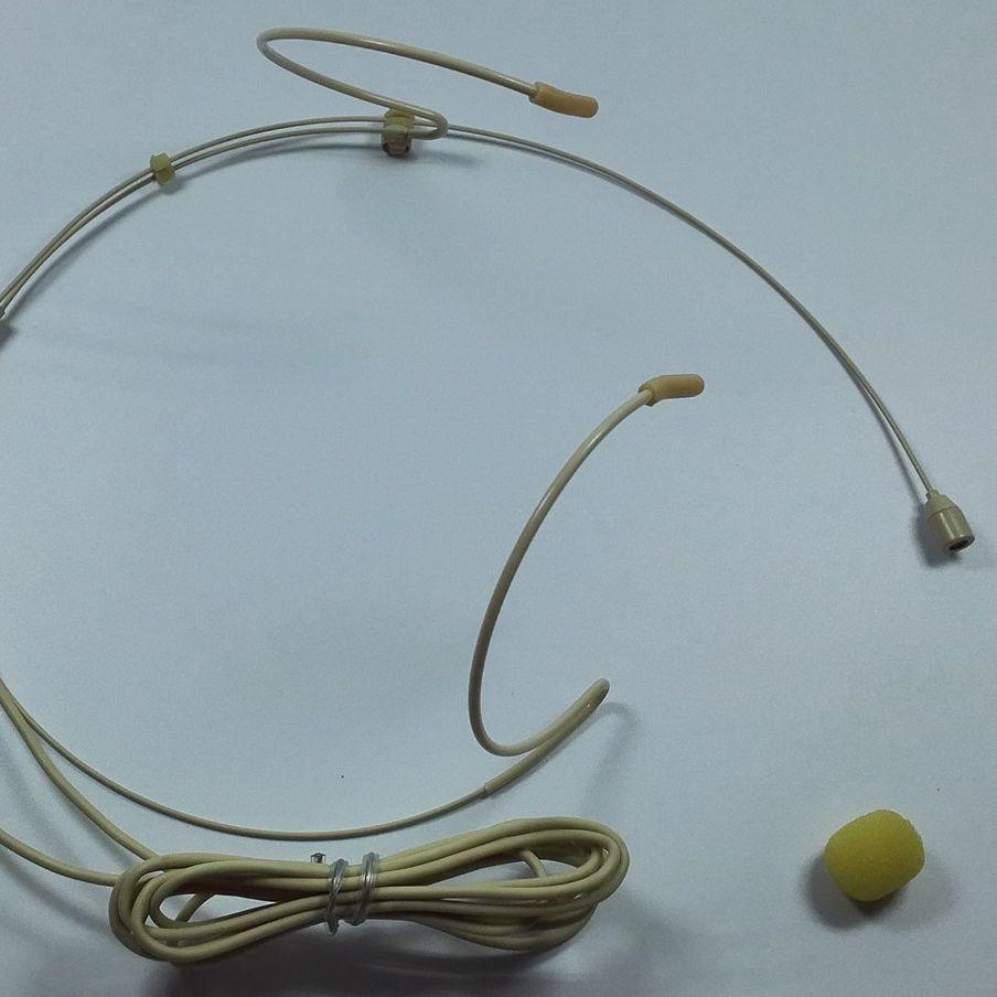 Professional Tan Omnidirectional Headset Microphone for Sennheiser G1 G2 G3 G4 Wireless BodyPack Transmitter Systems - MiCWL Audio Inc