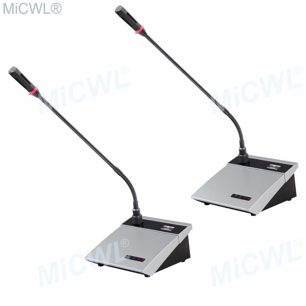 MXWNCS8 Digital Conferencing Meetings Solutions Microphone System Desktop Gooseneck President Delegate Mics MiCWL A10M-A117 - MiCWL Audio Inc