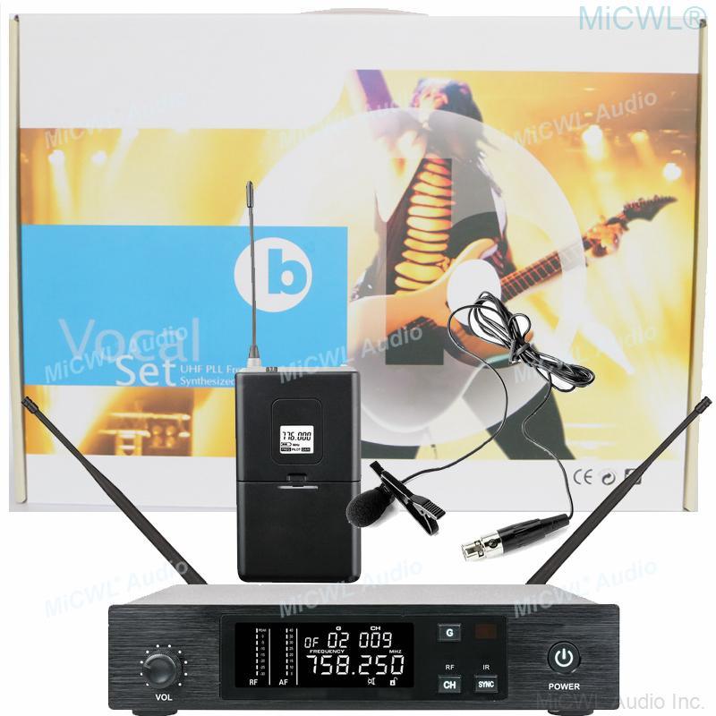 MiCWL D100 Digital Wireless WL14 Tie Clip Lavalier Microphone Karaoke DJ Live Stage Performance микрофоны Microfones - MiCWL Audio Inc