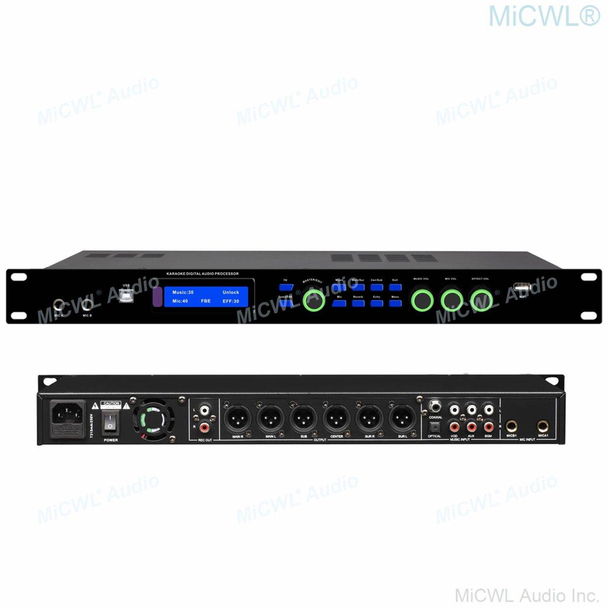 Original Digital Pre-Effector Anti-Noise Audio Processor Wireless Wired Microphone Sound Reverb PreAMP Effector Software KX990 - MiCWL Audio Inc