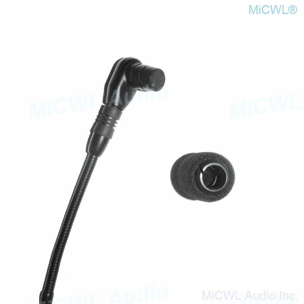 Mini 3Pin XLR Pro Instrument Microphone For AKG Samson Gemini Wireless System Music Guitar Bass Wind Drums Percussion Piano Sax - MiCWL Audio Inc