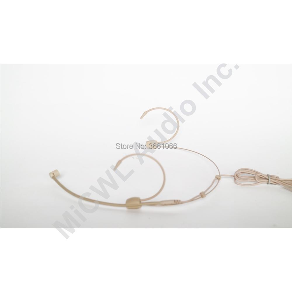New 2019 arrival Dual Ear Hook Mic Headworn Headset Head Microphone For Shure Sennheiser AKG Audio Technica XLR 3PIN TA3F - MiCWL Audio Inc