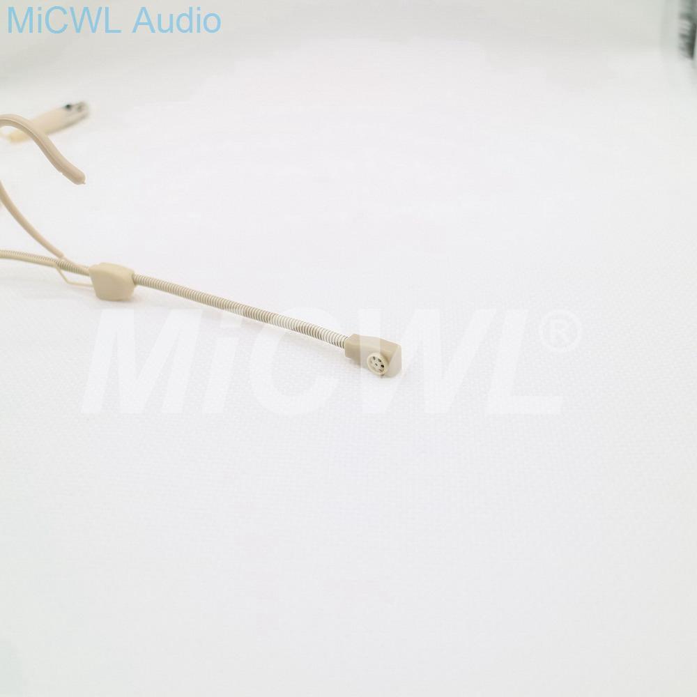 New Omni-directional Headset Microphone TA3F 3 pin Headworn Microphone For AKG Samson Wireless System Bodypack Transmitter - MiCWL Audio Inc