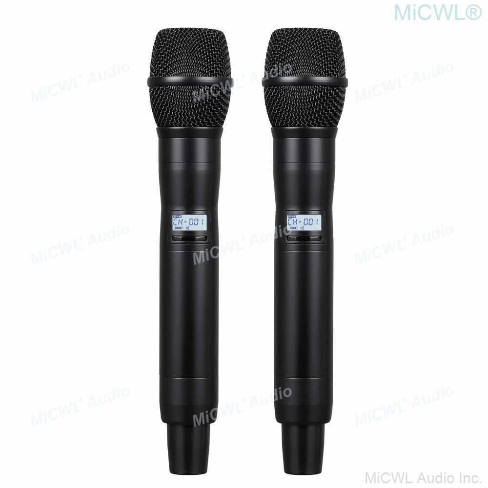 Professional UR24D Digital Wireless Top Quality Condenser Microphone Beta87 System KSM8 SKM9000 True Diversity Aerial 500m Range - MiCWL Audio Inc