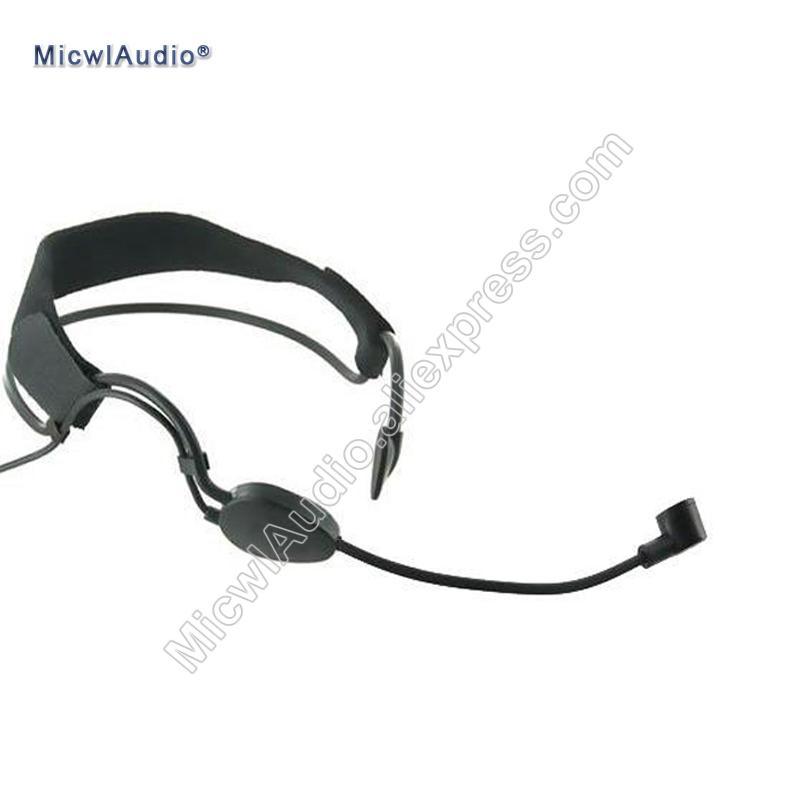 Headworn Condenser ME3 Microphone Headset For AKG Shure Senheiser and Audio Technical Wireless MicwlAudio 005 Black - MiCWL Audio Inc
