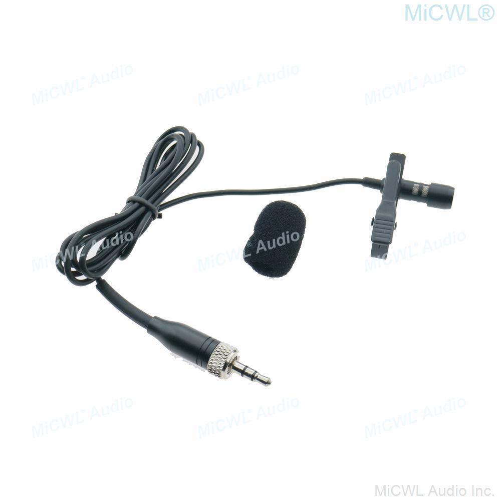 MiCWL MJ60 Lavalier Microphone For Sennheiser Mic G2 G3 G4 Wireless BeltPack 3.5mm Stereo Lock Metal Plug - MiCWL Audio Inc