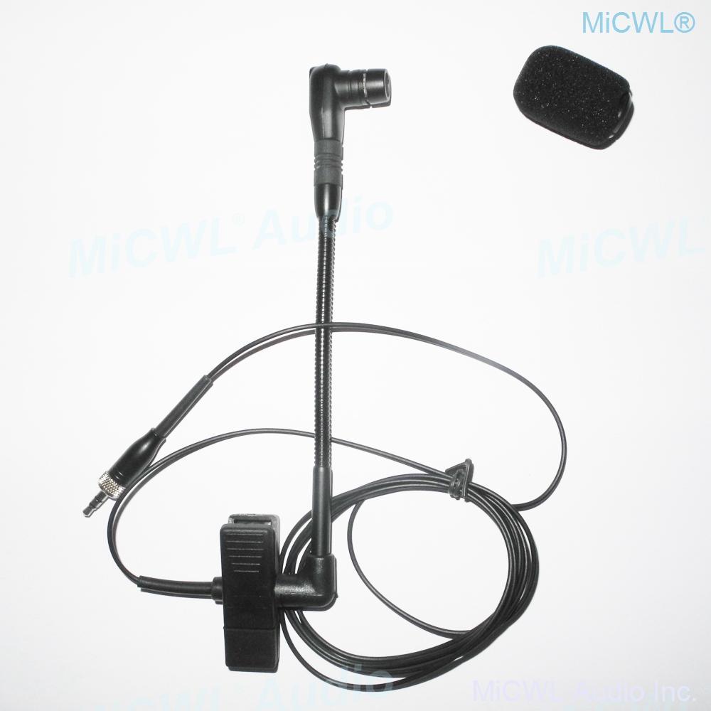 Beta98 Pro Instrument Microphone For Sennheiser ew G1 G2 G3 G4 Wireless System 3.5mm Stereo Lock Plug - MiCWL Audio Inc
