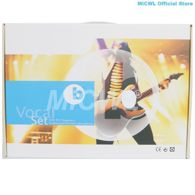 GLX UHF Digital Wireless Microphone Karaoke Stage Home Church School Beige Headset Microphones System MiCWL D100 - MiCWL Audio Inc