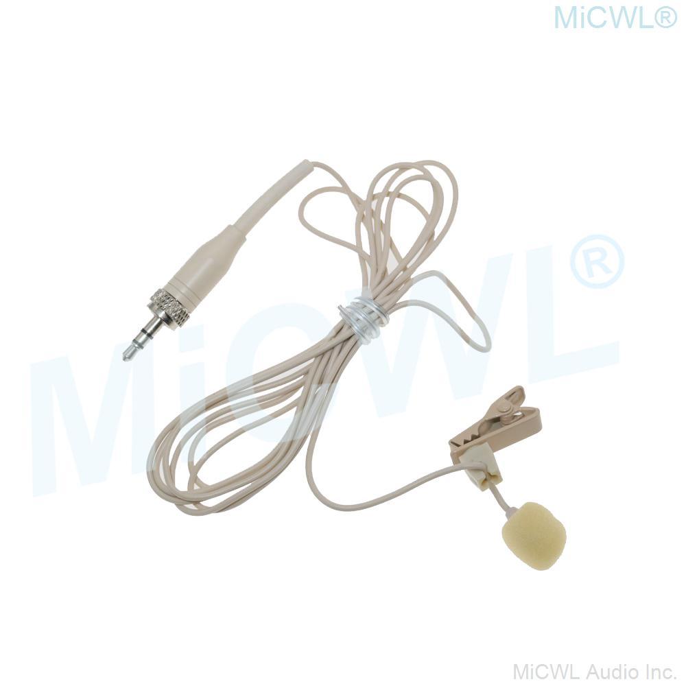 Mini Lavalier Lapel Microphone for Sennheiser sk100 G1 G2 G3 G4 Wireless Tie Clips - MiCWL Audio Inc