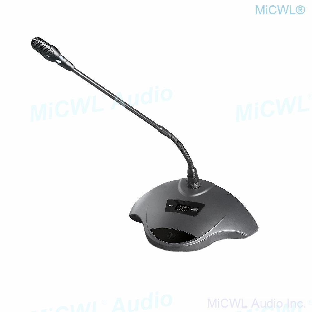 Pro 400 Channel CCS 900 Ultro Discussion Digital Wireless Microphone CCS-DL with 8 Cardioid Desktop Gooseneck Mic System - MiCWL Audio Inc