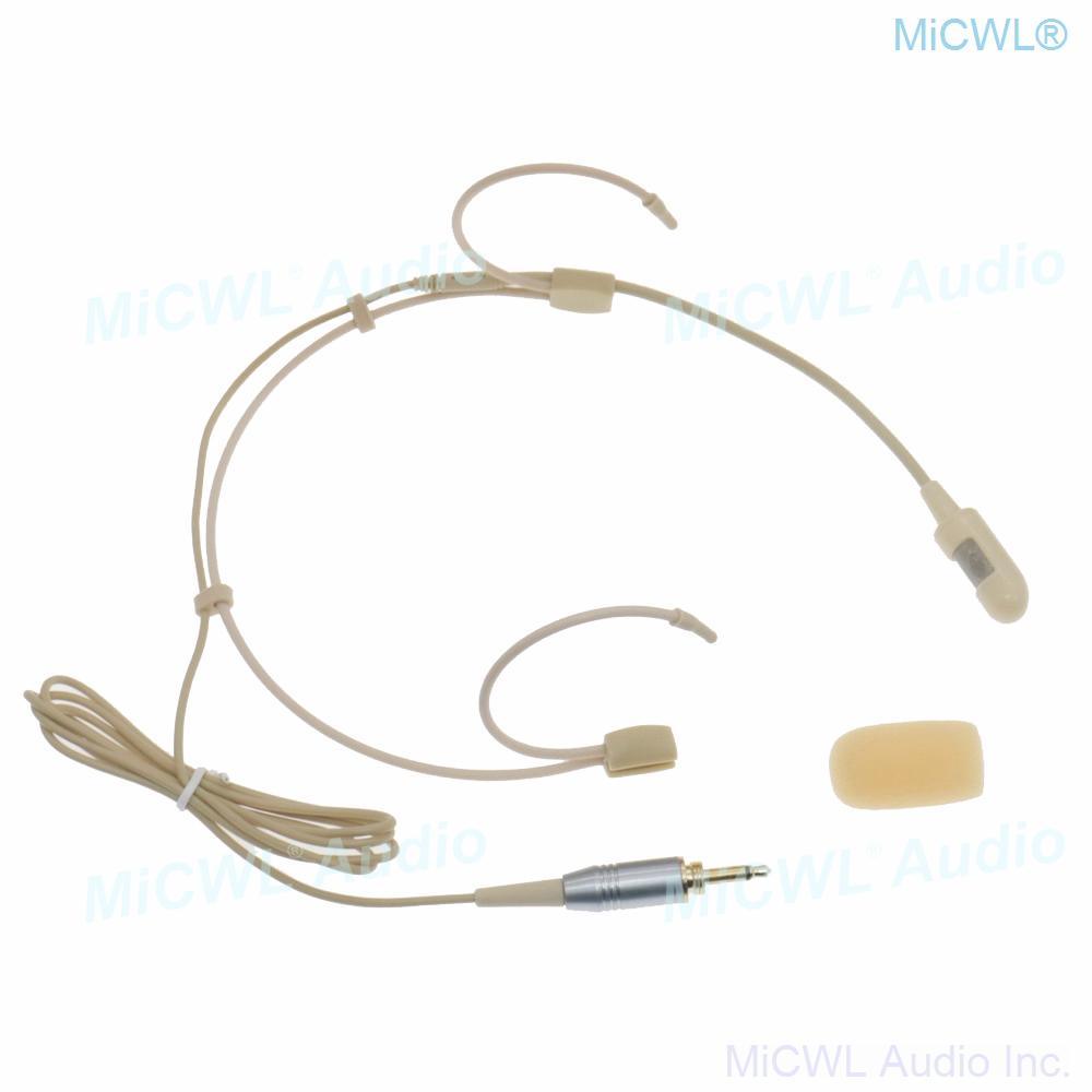 Pro Standard 3.5mm Lock Replaceable Cardioid Headset Microphone For Computer Wireless Microfones System - MiCWL Audio Inc
