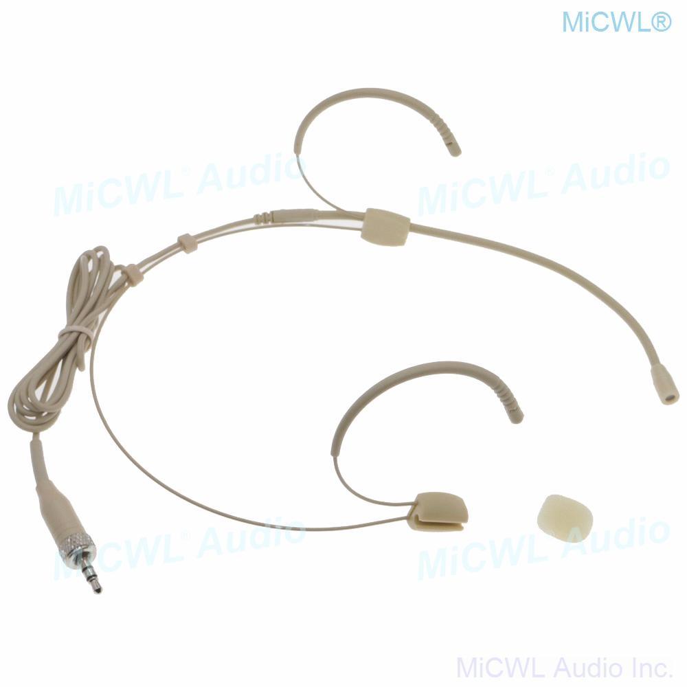 Free Shipping Omni Headset Wireless Microphone For Sennheiser G2 G3 G4 EW Mic System 3.5mm Sterel Lock Plug - MiCWL Audio Inc
