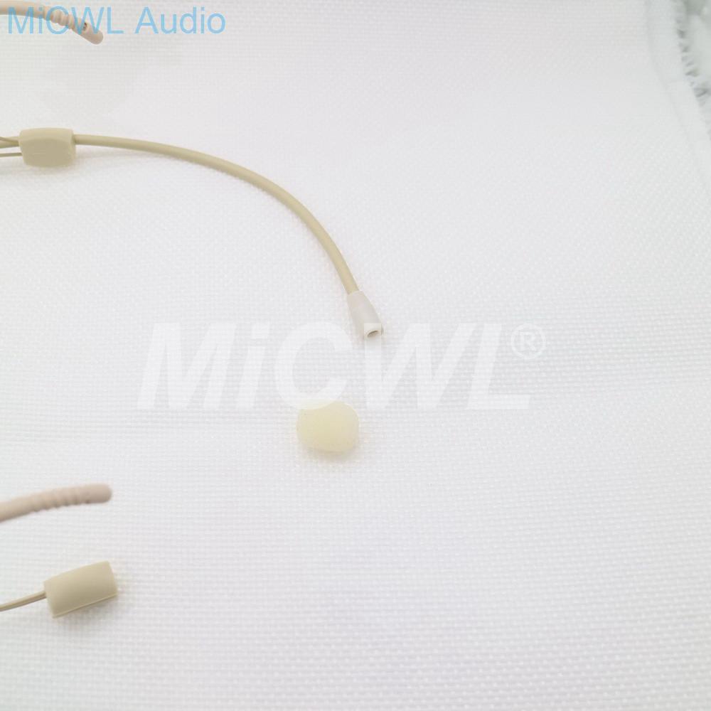 High-Quality Condenser Dual Hook Headset Microphone Omni-directional Headset Microphone For Sennheiser - MiCWL Audio Inc