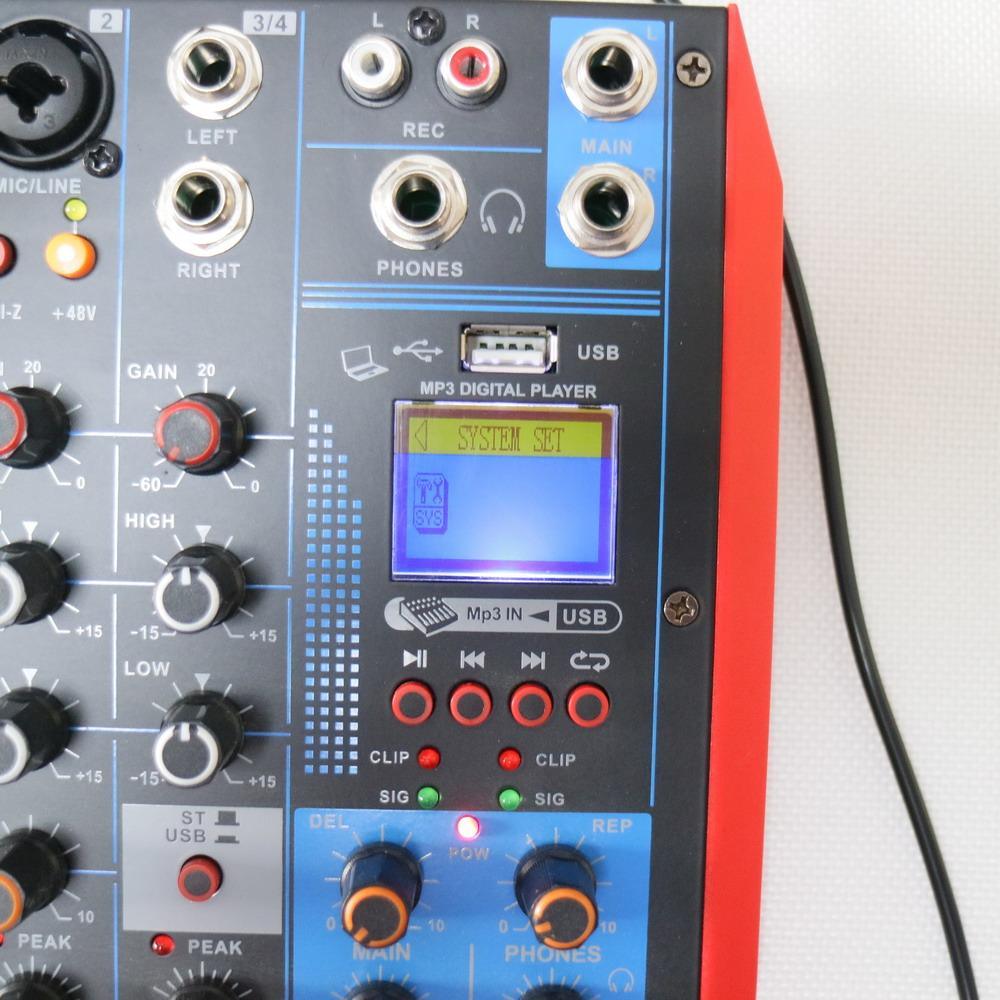 MiCWL Digital Sound Card 4 Channel Bluetooth Computer PC Laptop USB Live Audio Mixer 48V Mixing Console Condenser Dynamic Mics - MiCWL Audio Inc