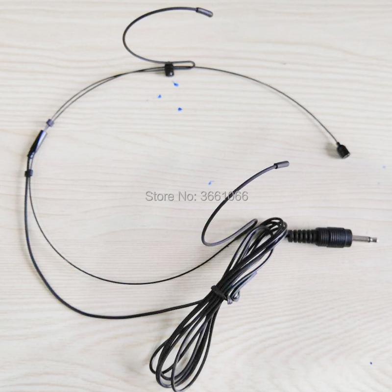 Professional 3.5mm Jack Dual Earhook Headworn Headset Microphone Mic For FM Karaoke Wireless Bodypack Computer PC Laptop Camera - MiCWL Audio Inc