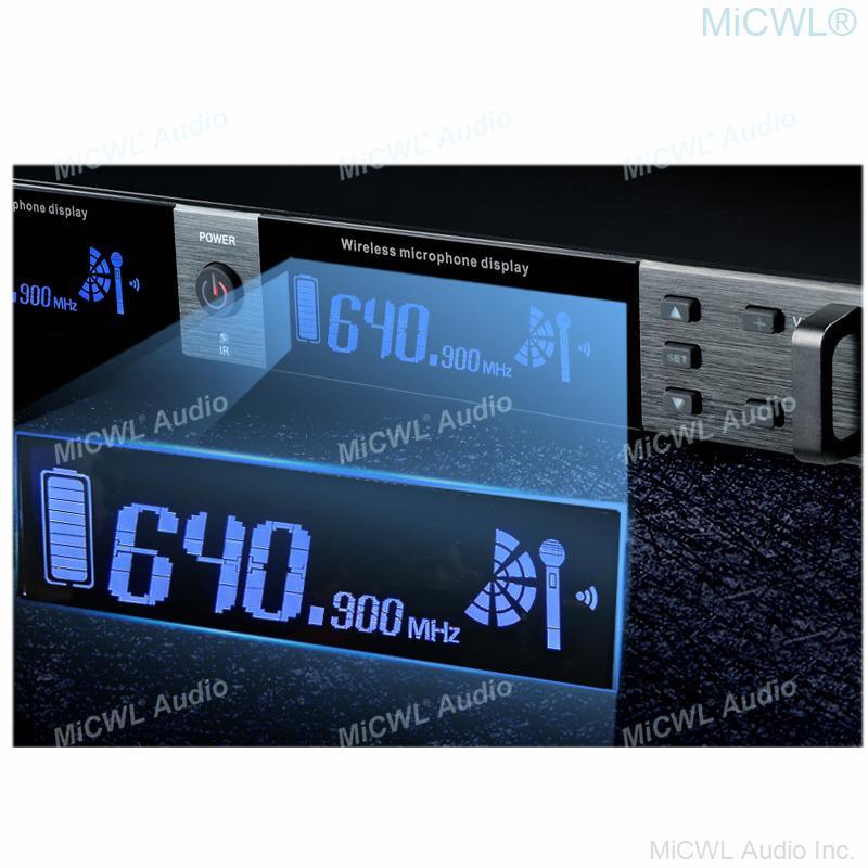 Pro QLXD Bigger LED Screen UHF Wireless Dual KSM8 Microphone System High Quality SKM9000 Beta58 Headset Audio Microfones - MiCWL Audio Inc