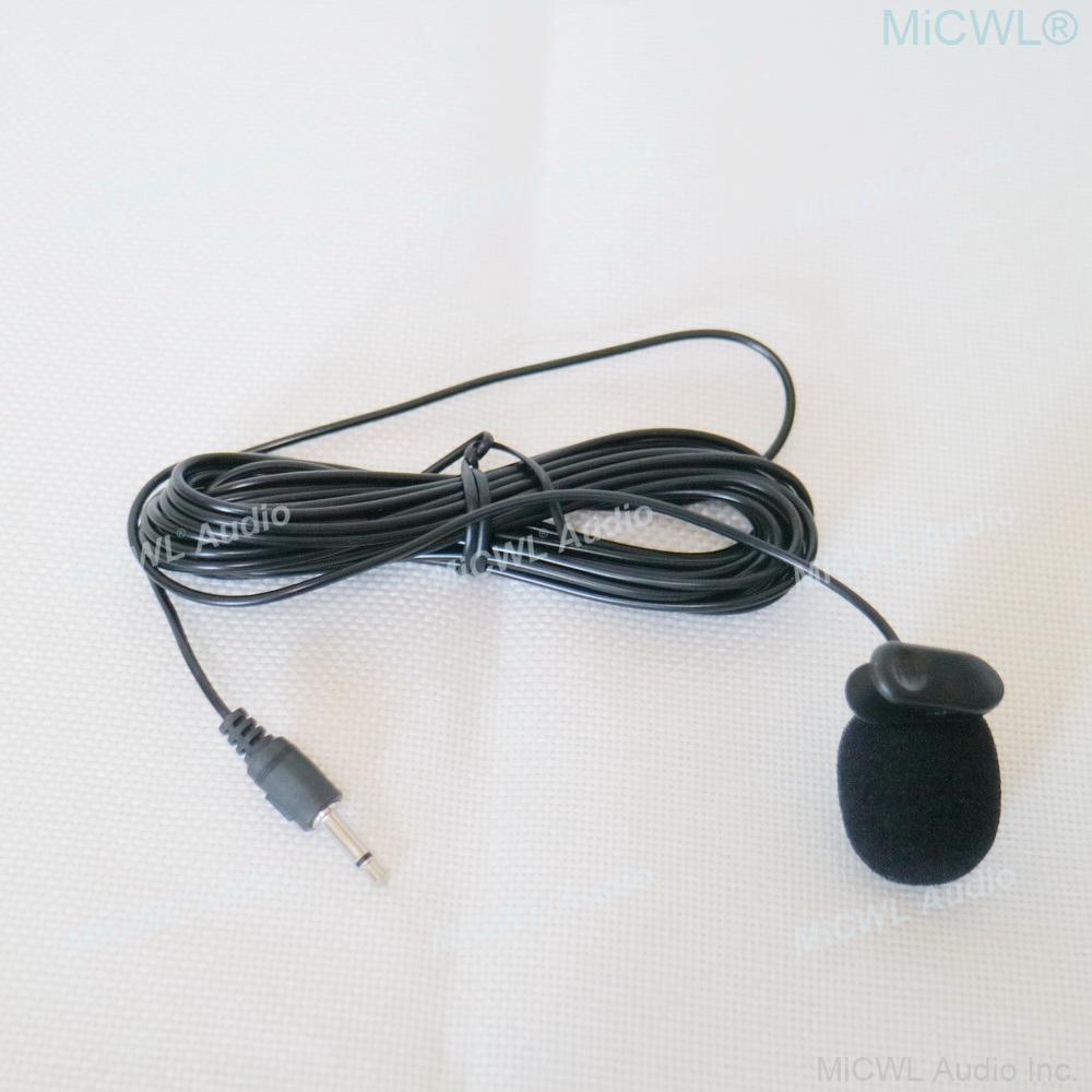 MiCWL A5 Music Instrument Microphones 3.5 mm To 6.5mm AA Battery Adapter Condenser Lavalier Lapel Mic Microfone 5m Cable - MiCWL Audio Inc