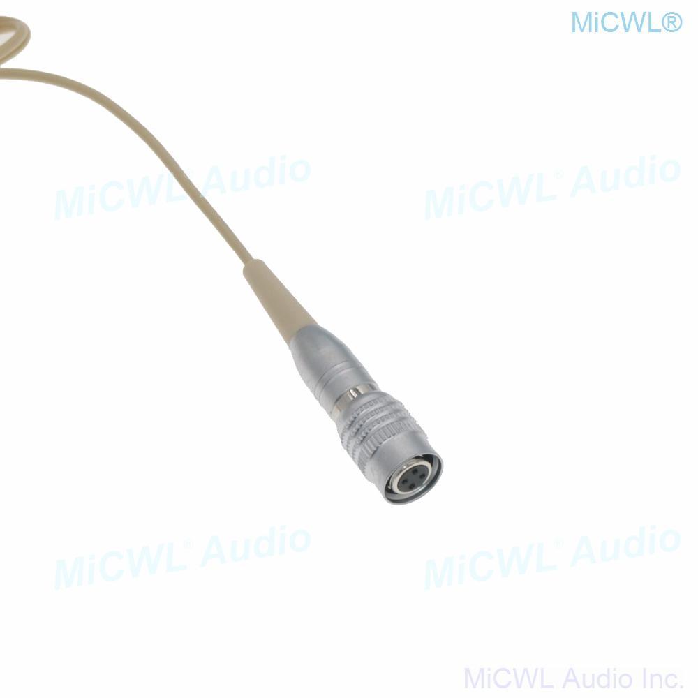CS90 Beige ATW Ear Hook Headset Cardioid Microphone for Audio Technica Wireless BeltPack Karaoke Sing Stage Studio Speech - MiCWL Audio Inc