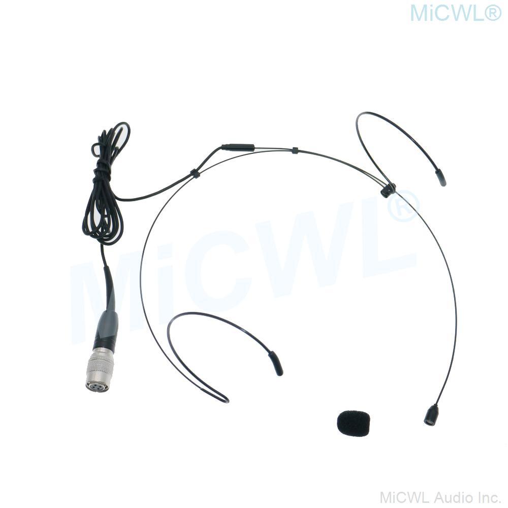 Professional Cardioid Lavalier Headset Microphone for Audio-Technica Wireless BodyPack System Omnidirectional HeadMic MiCWL - MiCWL Audio Inc