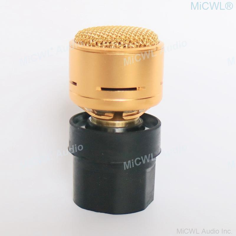 Golden Replacement Dynamic Microphone Capsule Cartridge Handheld Recording Studio Clear Sound Wireless or Wired DIY Parts - MiCWL Audio Inc
