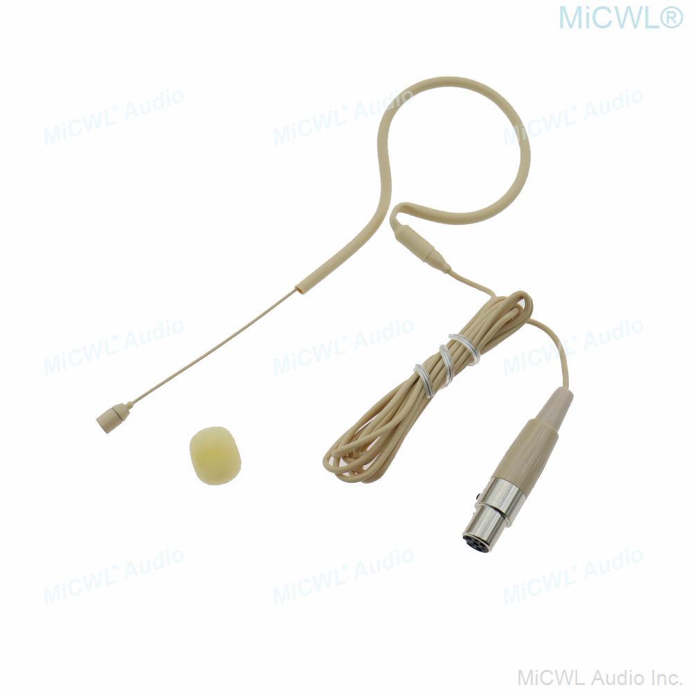 GLXD Single ear Headset earset Microphone For Shure Wireless BeltPack TA4F mini - MiCWL Audio Inc