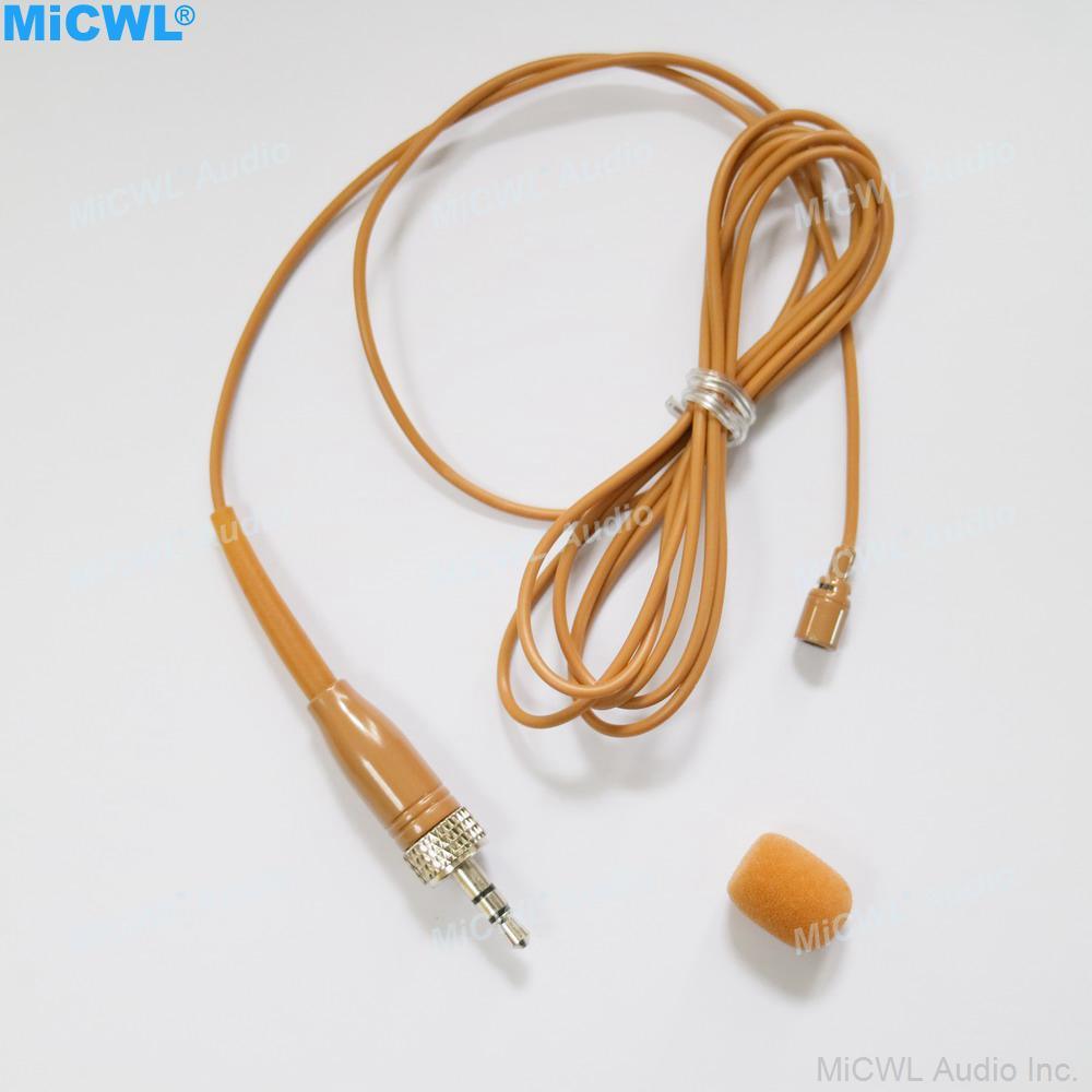 Skin Brown Color Tie Clip Perfect Replacement For The Original Sennheiser Lavalier Microphone G1 G2 G3 G4 Wireless - MiCWL Audio Inc