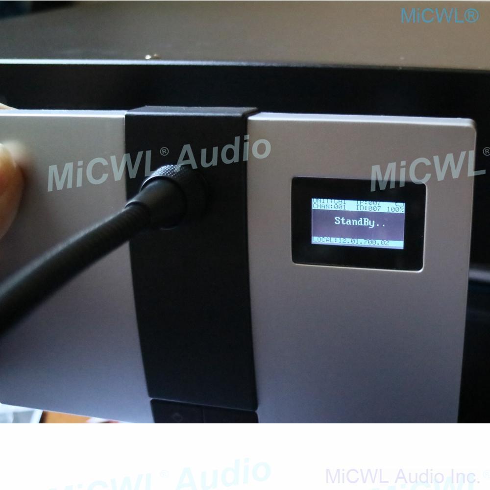 ADN Digital Wireless Manager Conference Microphone Discussing System Desktop Gooseneck President Delegate Mics MiCWL A10M-A103 - MiCWL Audio Inc