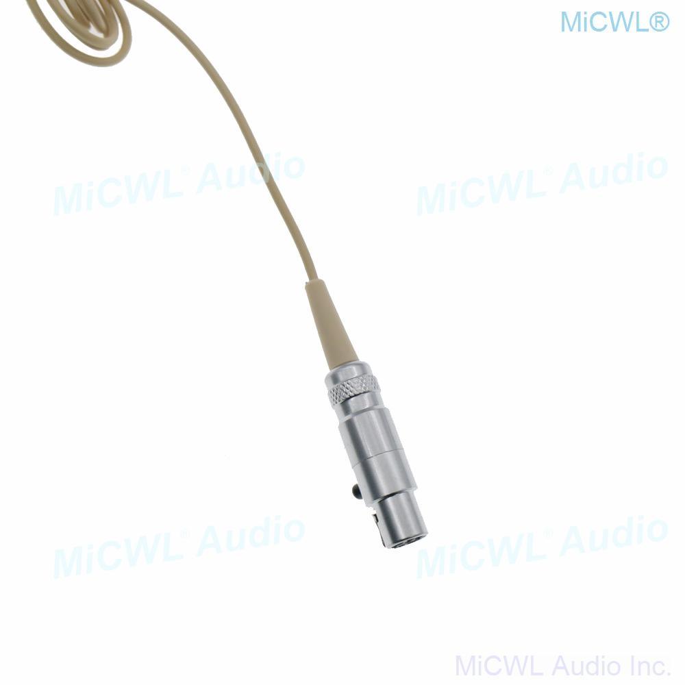CS90 Beige Cardioid Headset Microphone for AKG Samson Gemini Wireless BeltPack Karaoke Sing Stage TA3F Mini XLR 3Pin - MiCWL Audio Inc