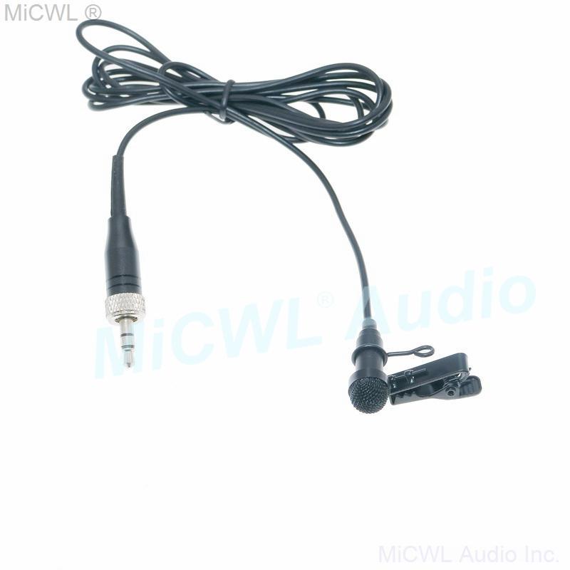 Pro MKE2 Tie Clip Lavalier Microphone for Sennheiser G2 G3 G4 Wireless Clip-On BeltPack System 3.5mm Stereo Lock - MiCWL Audio Inc