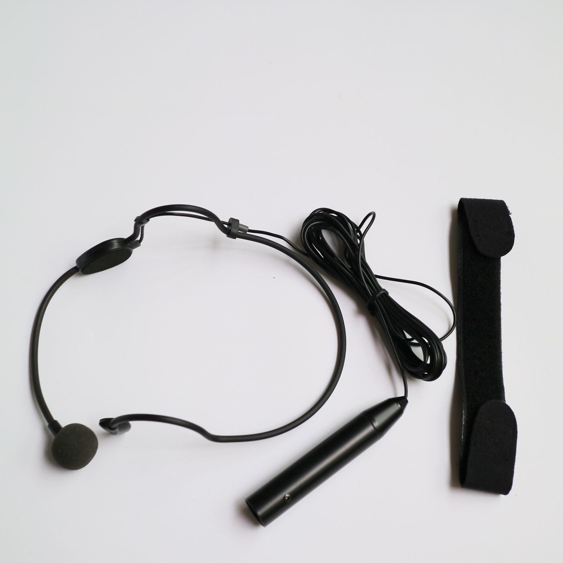 Professional ME3-XLR Headset Condenser Microphone XLR 3Pin Phantom Power 48V For DJ Mixer Sound Console 5m cable - MiCWL Audio Inc