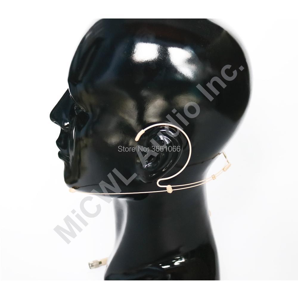 New Beige Headset Condenser Microphone Speech Headworn Microfone for Sennheiser G2 G3 G4 Shure ULX UR4D SLX Wireless System Mics - MiCWL Audio Inc