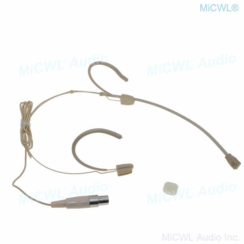 Professional Cardioid Headset Microphone For Shure ULX SLX PGX QLX Music Wireless Mics System mini XLR 4Pin Omnidirectional - MiCWL Audio Inc