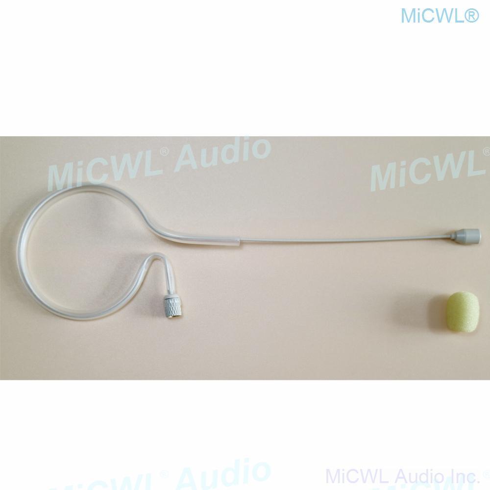 Replaceable Earset Headset Microphone for Shure ULXD SLX PGXD GLX QLXD Detachable Cable TA4F Mini Plug - MiCWL Audio Inc