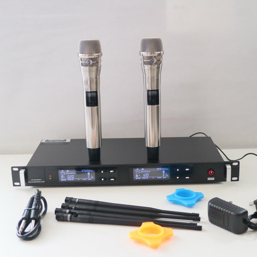 Host Sale ULXD4 Dual Channel Stage Performance Karaoke Digital Wireless Microphone KSM9 Condenser Capsule True Diversity 500m - MiCWL Audio Inc