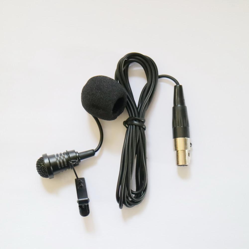 Professional ME4 Clip-On Technical Microphone For Shure ULX KCX GLX SLX PGX Lavalier Lapel BodyPack Transmitter TA4F Mini Mics - MiCWL Audio Inc