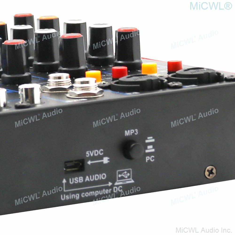 Professional 4-Channel Mixing Bluetooth Mixing Console Audio Mixer PC Laptop Network Live Recording Device - MiCWL Audio Inc