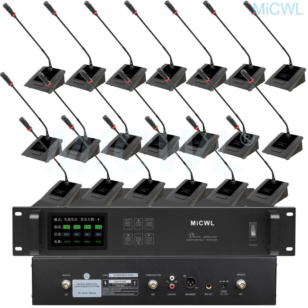 MXA Pro Digital Wireless Audio Ecosystem for Conferencing Microphone System Table Gooseneck President Delegate MiCWL A10M-A116 - MiCWL Audio Inc