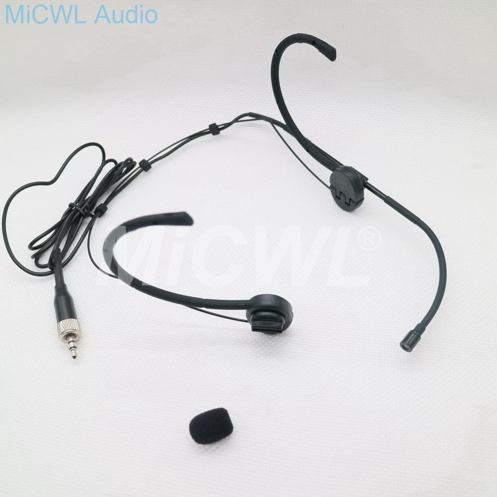High-Quality Condenser Dual Hook Adjustable Foldable Headset Microphone Omni-directional Headset Microphone For Sennheiser - MiCWL Audio Inc