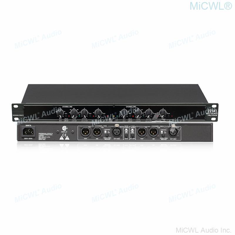 Professional 3 Channel Frequency Divider 2 Way Counter-Down Bass Stereo Digital Signal Processor - MiCWL Audio Inc