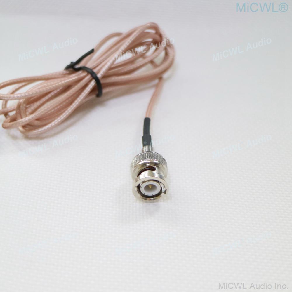 A Pair 140cm Antenna Extension Cord Cable Adapter For Shure SLX PGX ULX GLX Wireless Receiver BNC Bayonet Position Aerial 2pcs - MiCWL Audio Inc