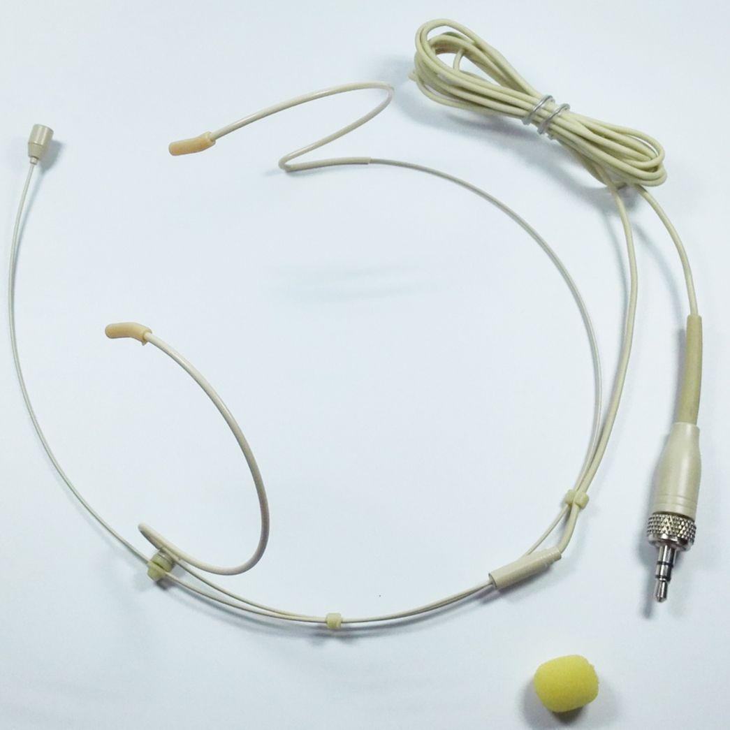 Professional Tan Omnidirectional Headset Microphone for Sennheiser G1 G2 G3 G4 Wireless BodyPack Transmitter Systems - MiCWL Audio Inc