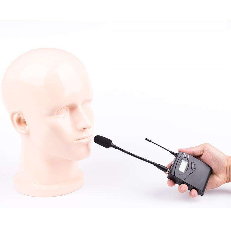 Portable Gooseneck Interview Music Instrument Cardioid Microphone For Sennheiser BodyPack Transmitter - MiCWL Audio Inc