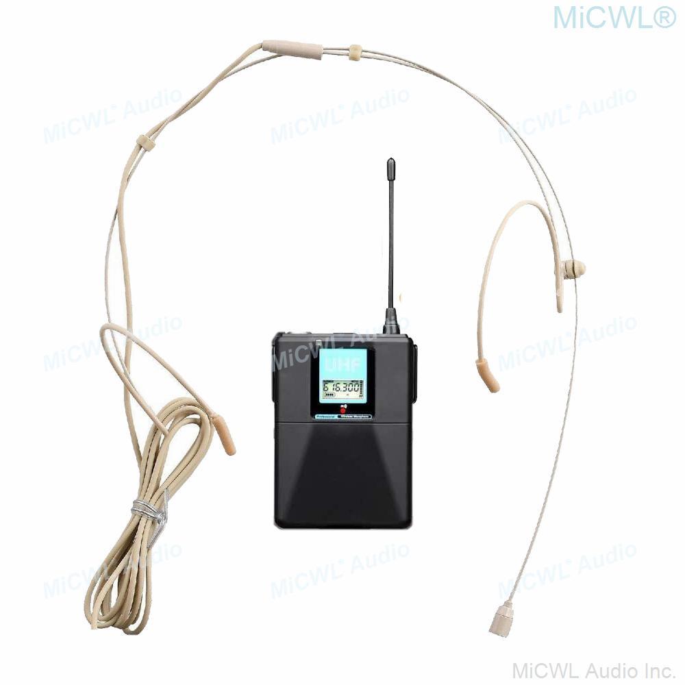 ACT708 Dual Channel Karaoke Wireless Microphone System 2 Handheld Headset Stage Performance True Diversity Microfones - MiCWL Audio Inc