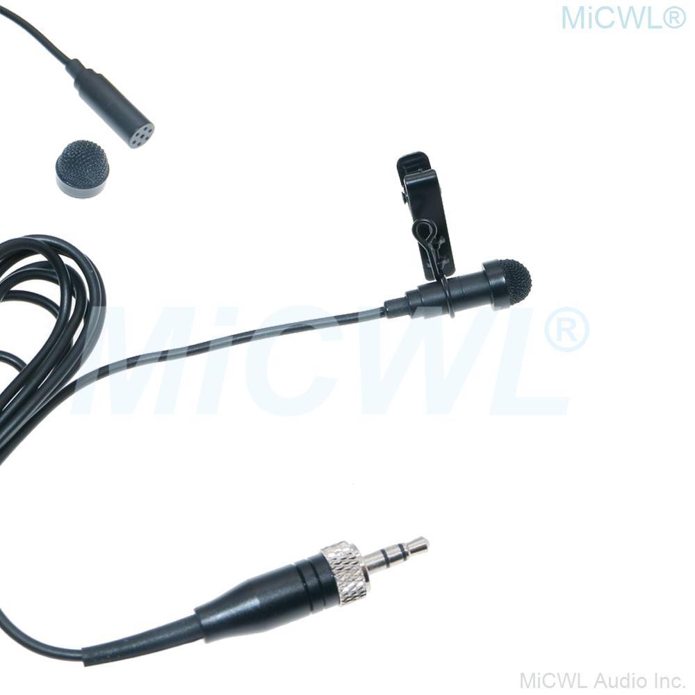 Professional ME2 Clip-On Lavalier Microphone For Sennheiser XSW AVX EW500 EW100 G3 G4 Audio Video Sound System Metal Wind Shield - MiCWL Audio Inc