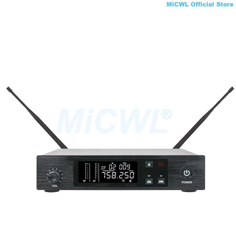 GLX UHF Digital Wireless Microphone Karaoke Stage Home Church School Beige Headset Microphones System MiCWL D100 - MiCWL Audio Inc