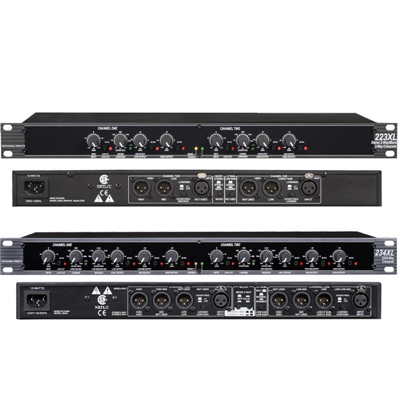 Professional 3 Channel Frequency Divider 2 Way Counter-Down Bass Stereo Digital Signal Processor - MiCWL Audio Inc