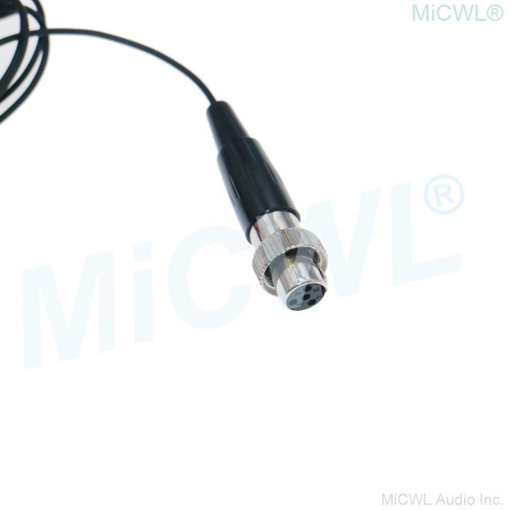 Very Mini Clip Lavalier Lapel Microphone For MiPro Wireless Microfone System Black Beige 2 Color - MiCWL Audio Inc